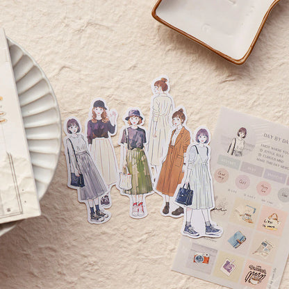 MU Girl Stickers 01 - 06