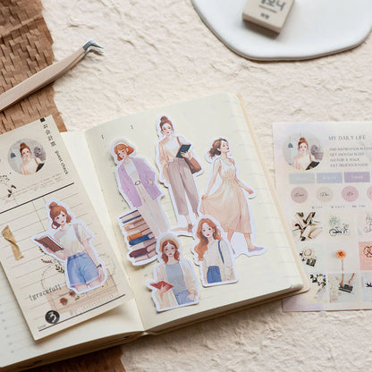 MU Girl Stickers 01 - 06