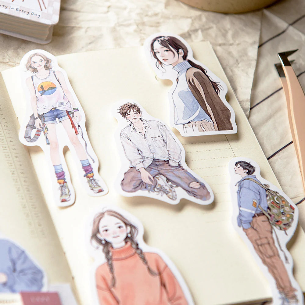 MU Girl Stickers 01 - 06