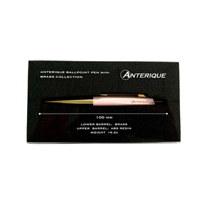 Anterique Mini Ballpoint Pen Brass Edition [0.5mm]