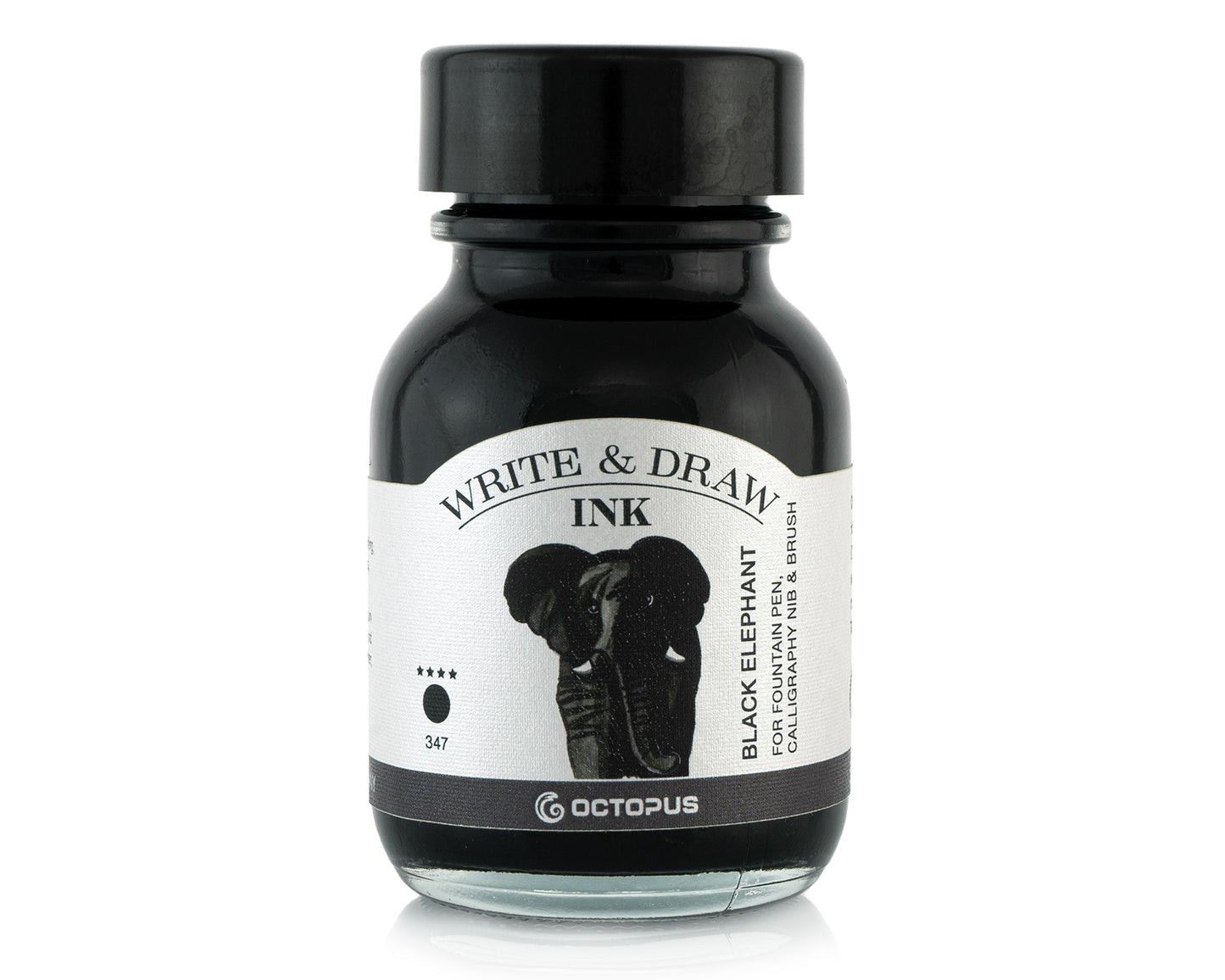 Octopus Fluids Pigmented Waterproof Document Proof Write and Draw Ink [50ml]