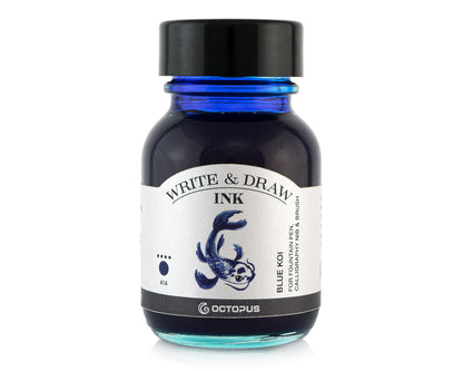 Octopus Fluids Pigmented Waterproof Document Proof Write and Draw Ink [50ml]