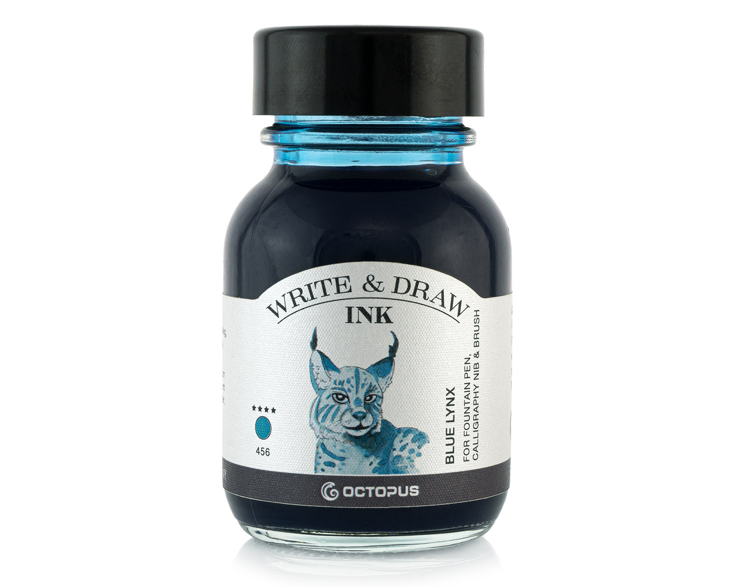 Octopus Fluids Pigmented Waterproof Document Proof Write and Draw Ink [50ml]