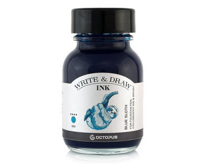 Octopus Fluids Pigmented Waterproof Document Proof Write and Draw Ink [50ml]