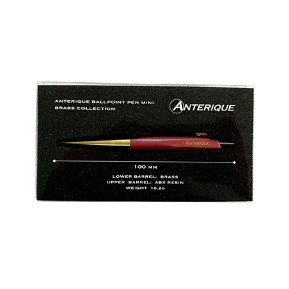 Anterique Mini Ballpoint Pen Brass Edition [0.5mm]