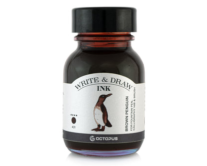 Octopus Fluids Pigmented Waterproof Document Proof Write and Draw Ink [50ml]
