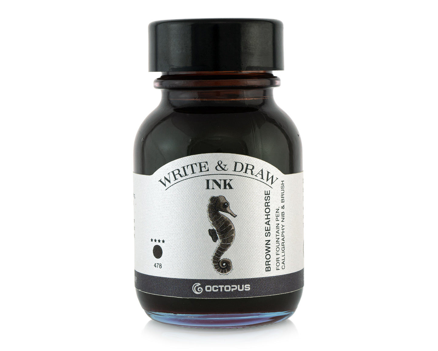 Octopus Fluids Pigmented Waterproof Document Proof Write and Draw Ink [50ml]