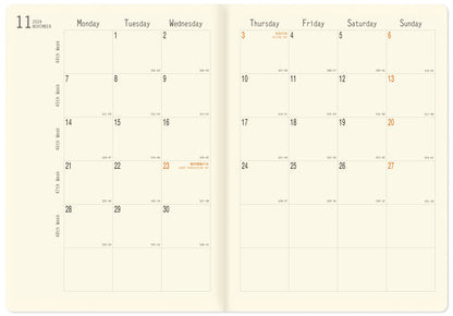 Rhodia 2024 Monthly Planner