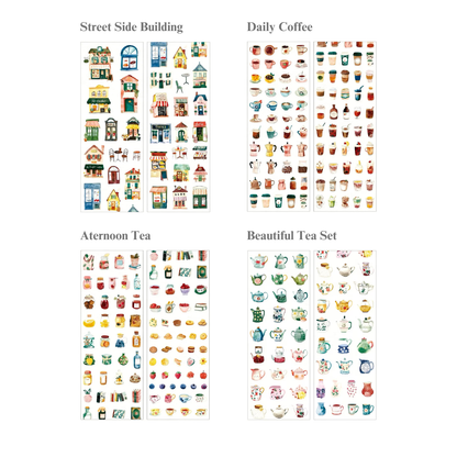 Mint Journal Studio Vintage Hand Drawn Sticker Roll