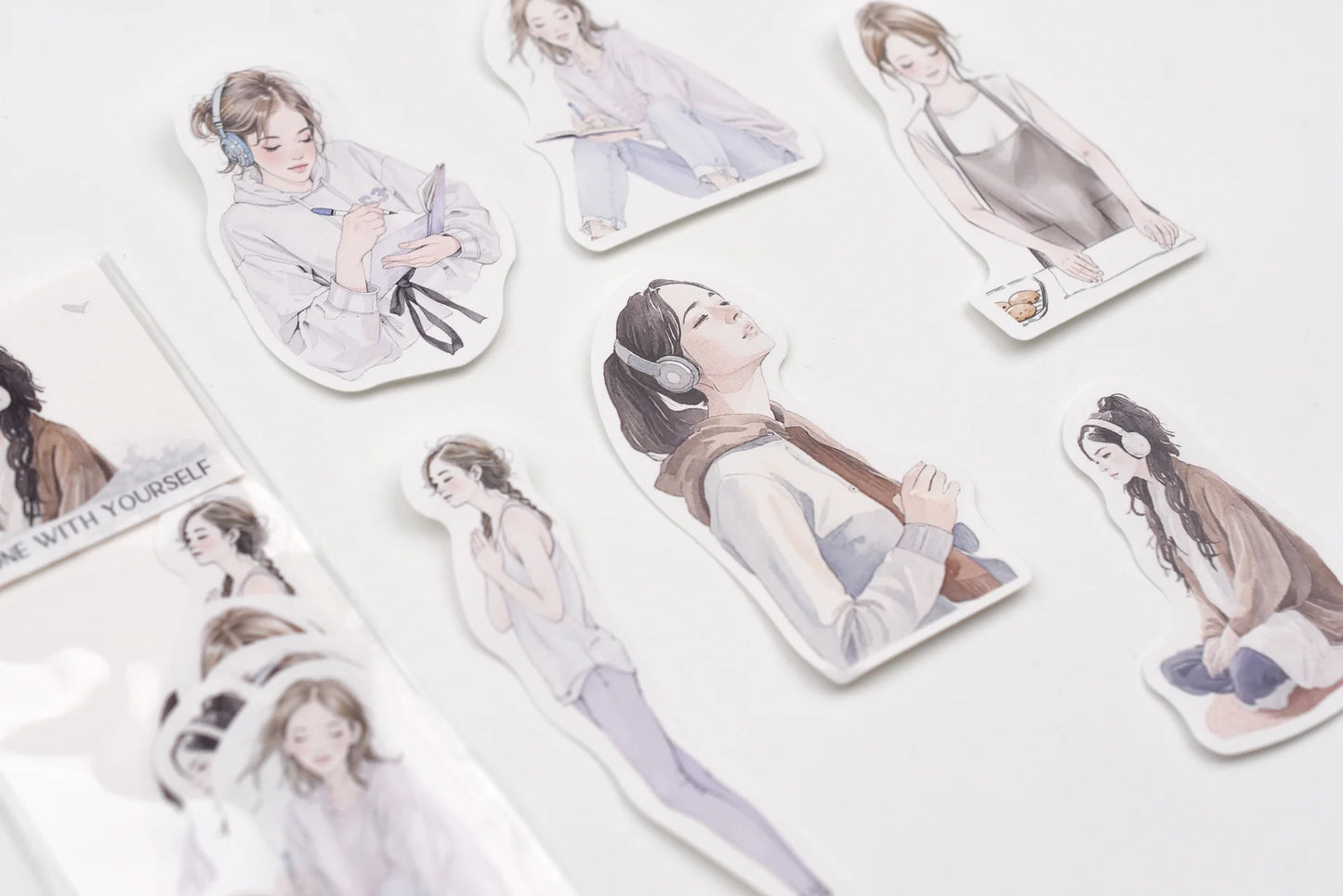 MU Girl Stickers 01 - 06