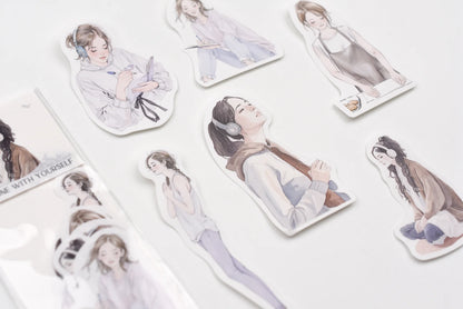 MU Girl Stickers 01 - 06