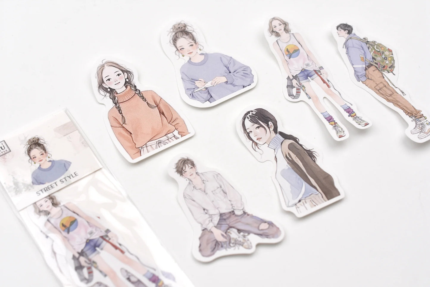 MU Girl Stickers 01 - 06