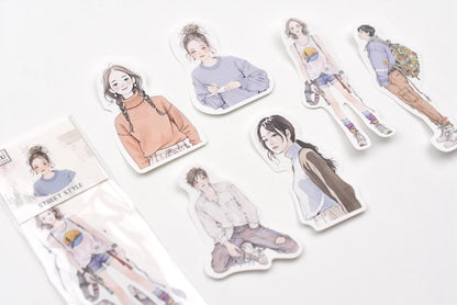 MU Girl Stickers 01 - 06