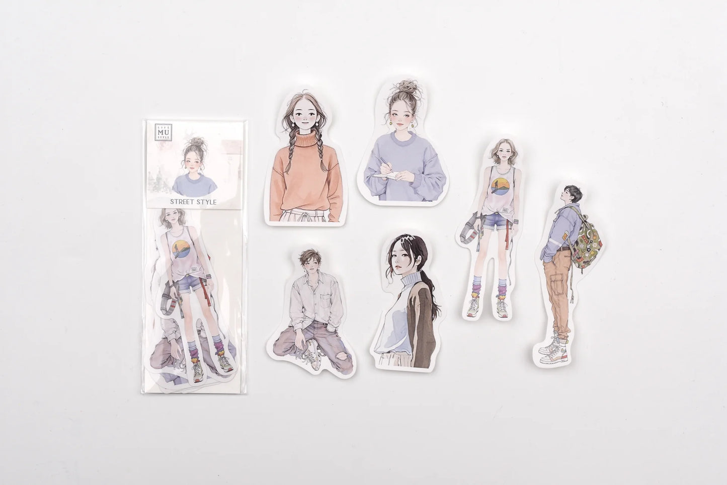 MU Girl Stickers 01 - 06