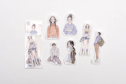 MU Girl Stickers 01 - 06