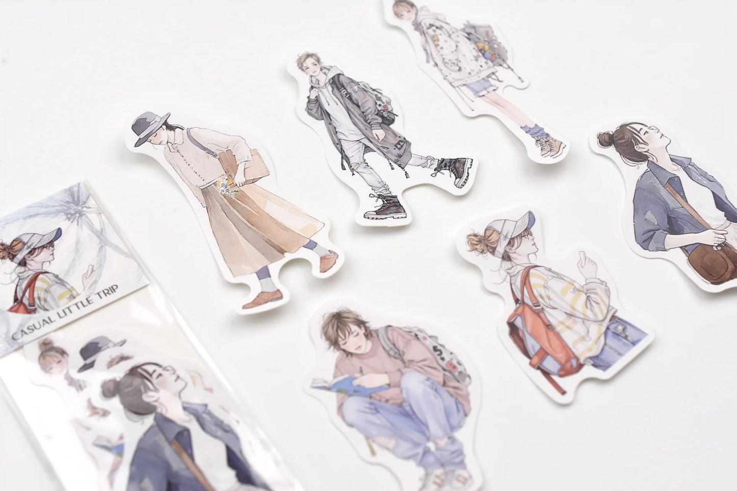 MU Girl Stickers 01 - 06