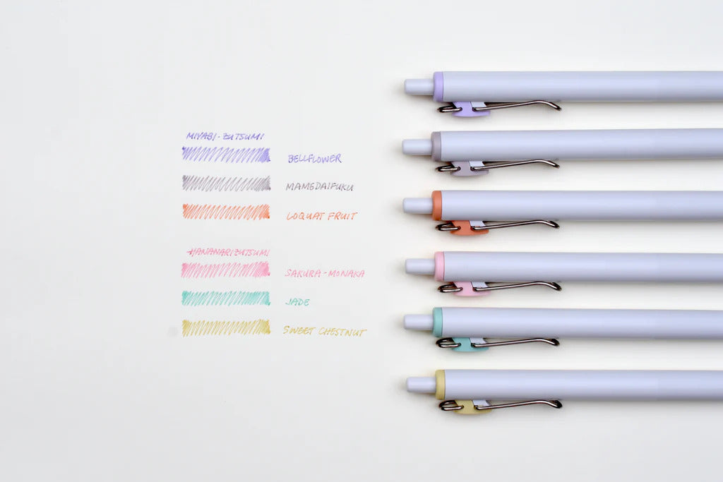 Uni-ball One Wa "Japanese Taste" Limited Edition Gel Pens (0.38/0.5mm)