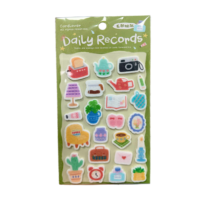 Mint Journal Studio Fuzzy Felt Stickers