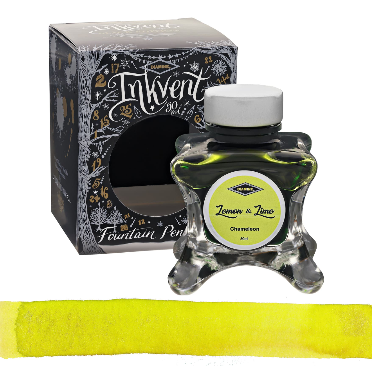 Diamine Inkvent Black Edition Fountain Pen Ink Chameleon [50ml]