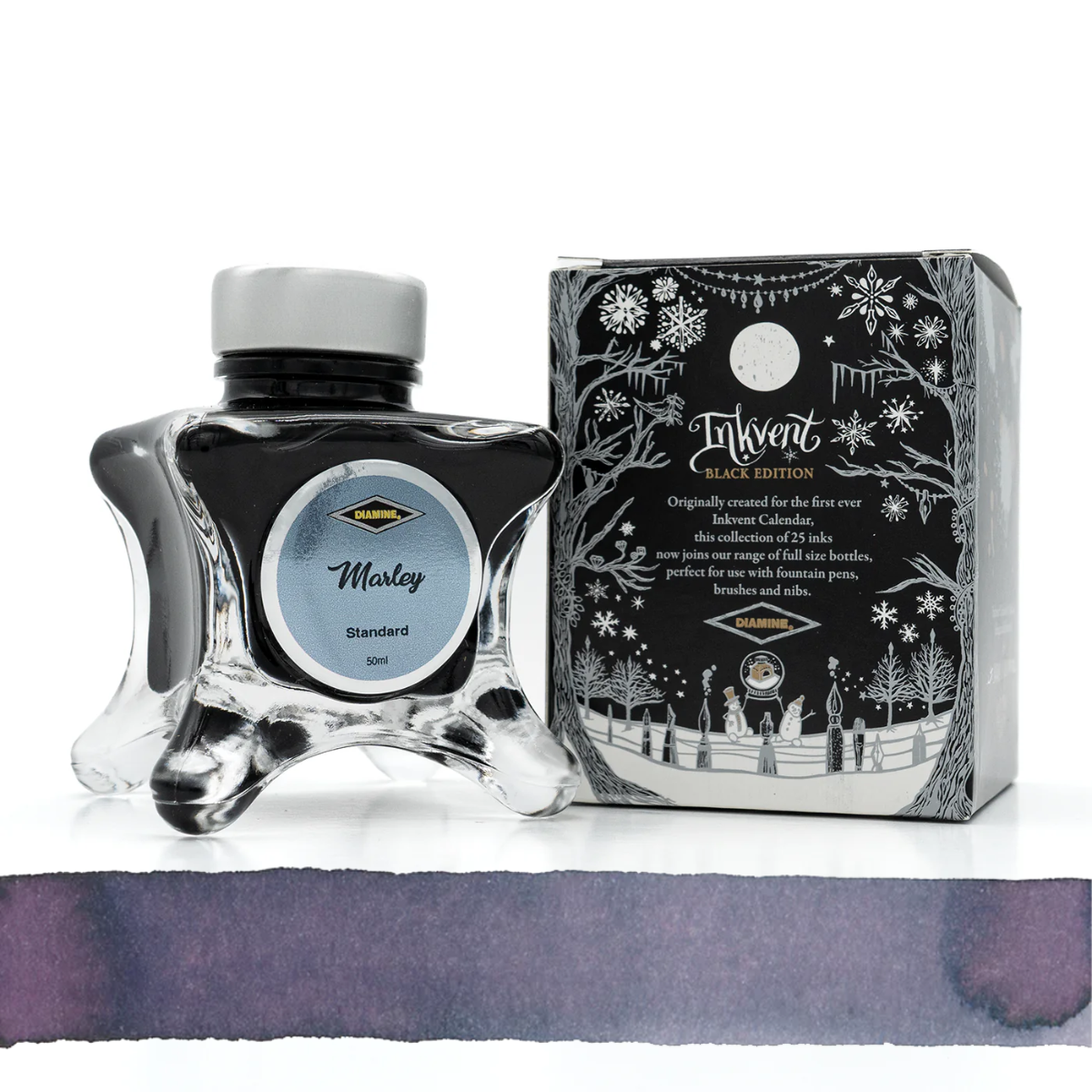 Diamine Inkvent Black Edition Fountain Pen Ink Standard [50ml]