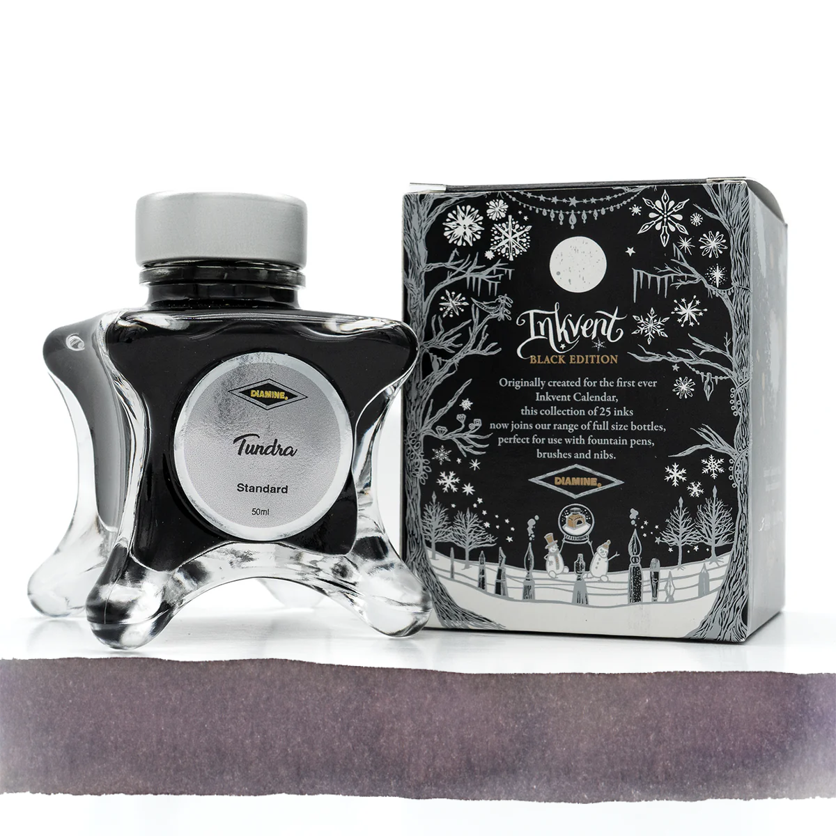 Diamine Inkvent Black Edition Fountain Pen Ink Standard [50ml]