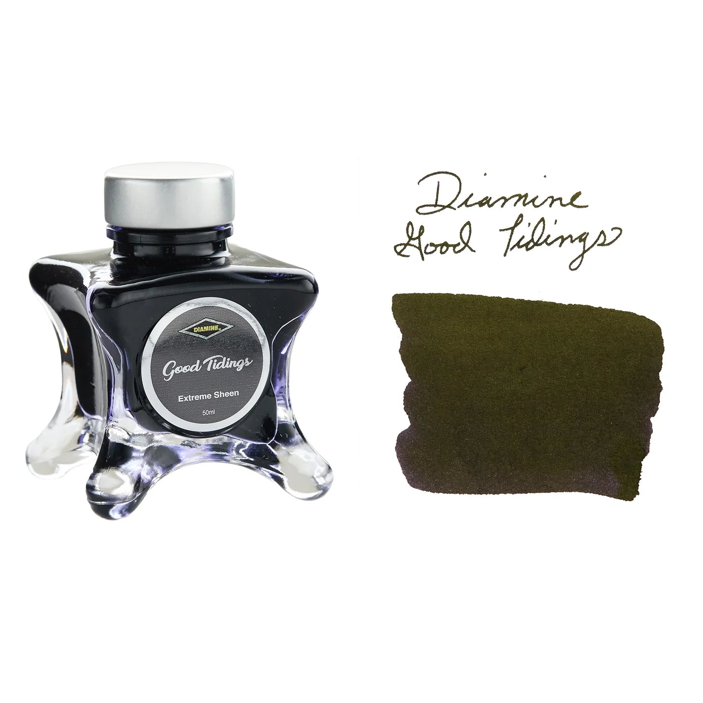 Diamine Inkvent Black Edition Fountain Pen Ink Extreme Sheen [50ml]