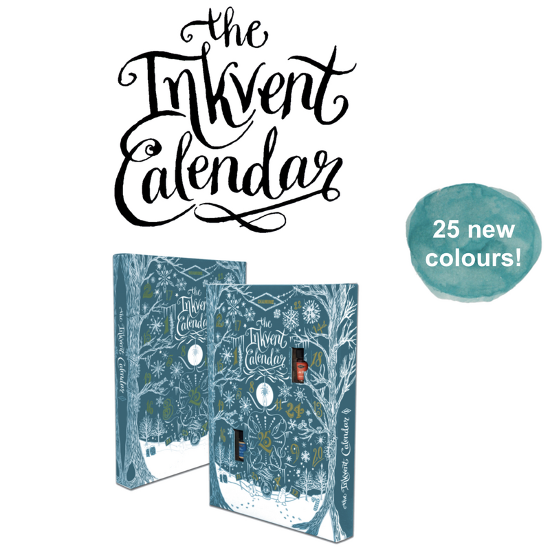 Diamine 2025 Inkvent Calendar Teal Edition