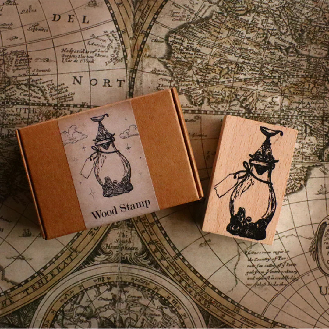 Dominant Industry Wood Stamp