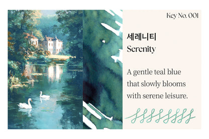 Dominant Industry Keyno Serenity Fountain Pen Ink No.001 [25ml]