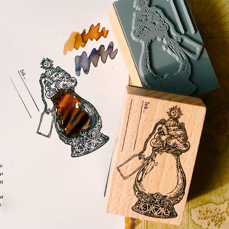 Dominant Industry Wood Stamp