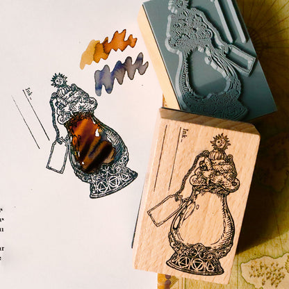 Dominant Industry Wood Stamp
