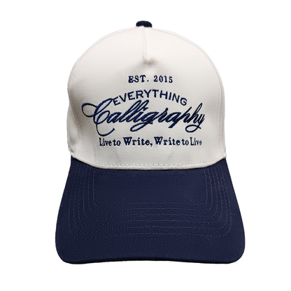 EC Baseball Hat [Navy Blue and Ivory]