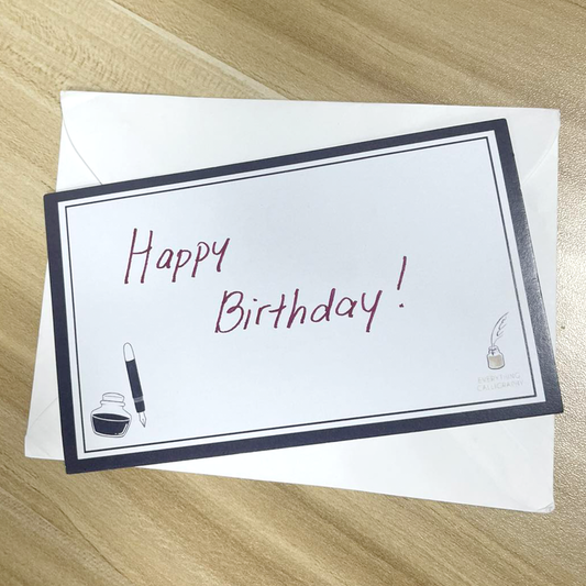 Everything Calligraphy Note Card