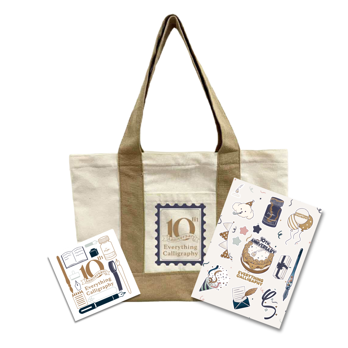 Everything Calligraphy 10th Anniversary Merch Set