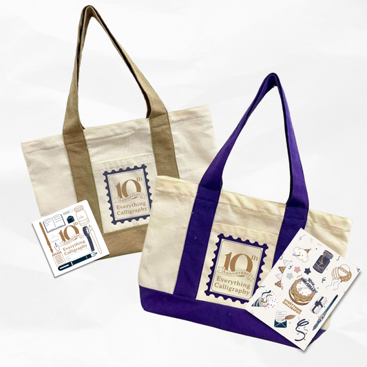 Everything Calligraphy 10th Anniversary Merch Set