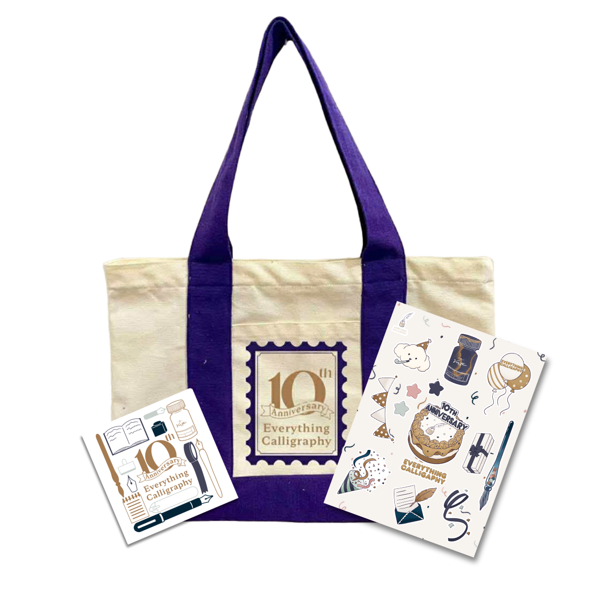 Everything Calligraphy 10th Anniversary Merch Set