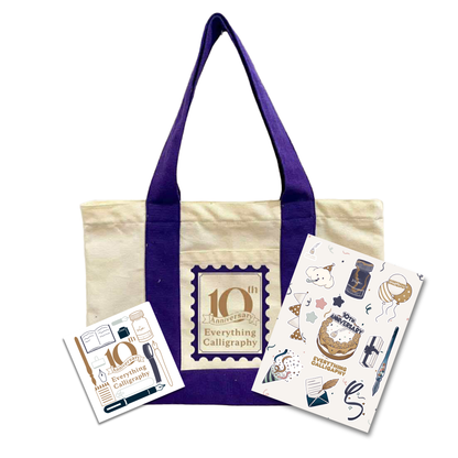 Everything Calligraphy 10th Anniversary Merch Set