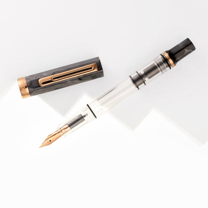 TWSBI ECO Black Marble with Bronze Fountain Pen