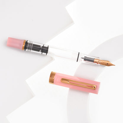 TWSBI ECO Pink Lemonade with Bronze Fountain Pen