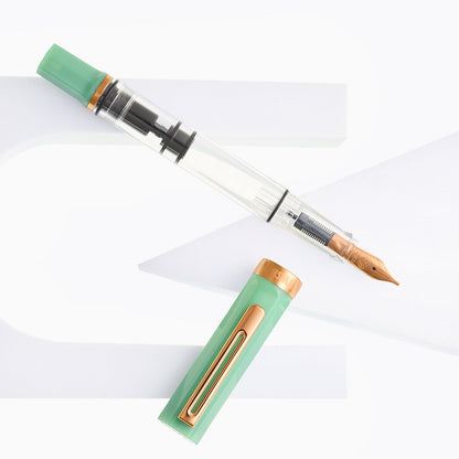 TWSBI ECO Jade Jelly with Bronze Fountain Pen