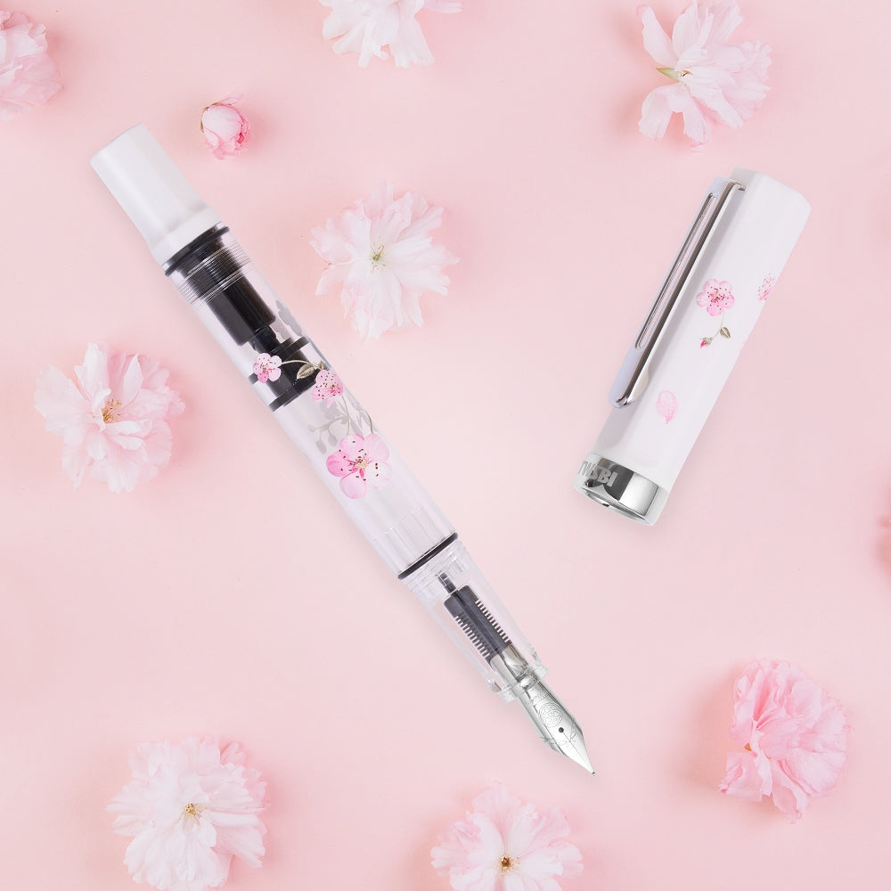 TWSBI ECO White Cherry Blossom Fountain Pen