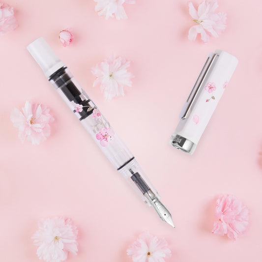 TWSBI ECO White Cherry Blossom Fountain Pen