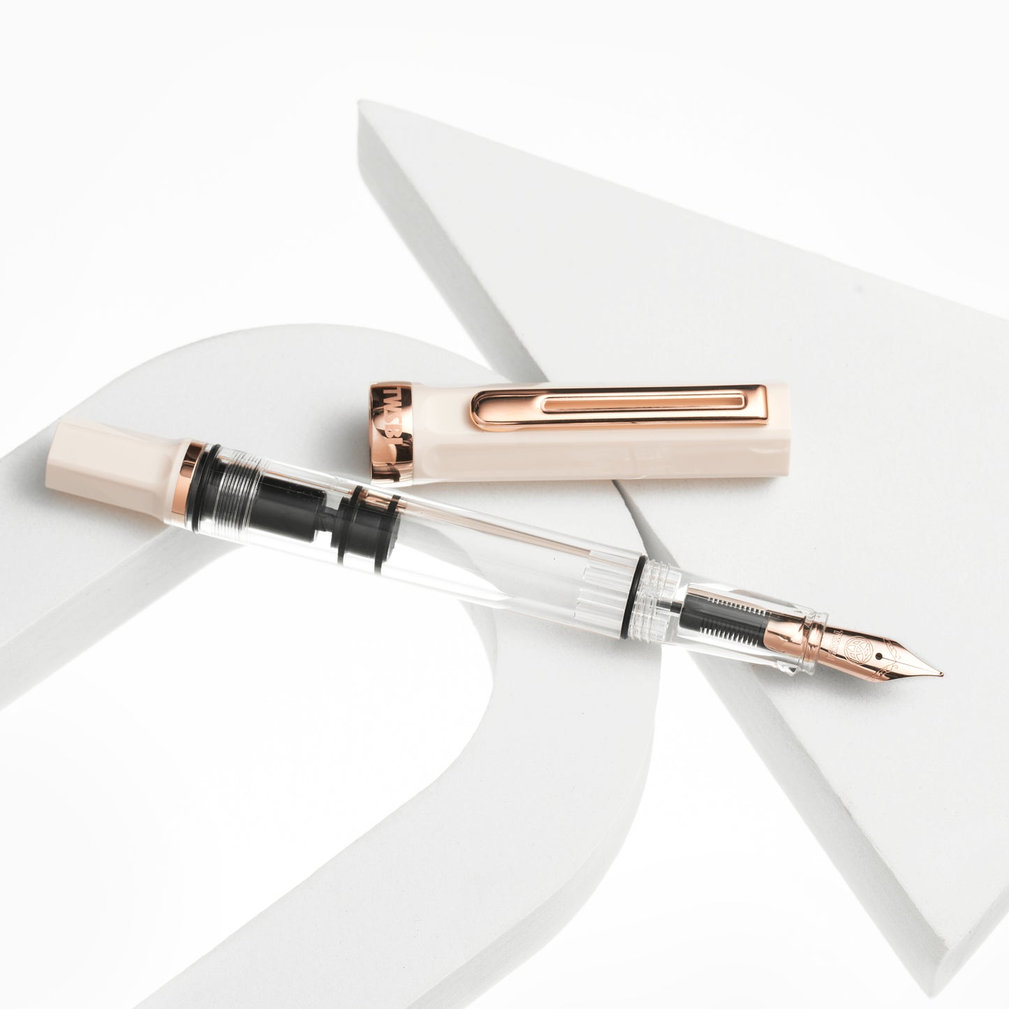 TWSBI ECO Creme RoseGold Fountain Pen