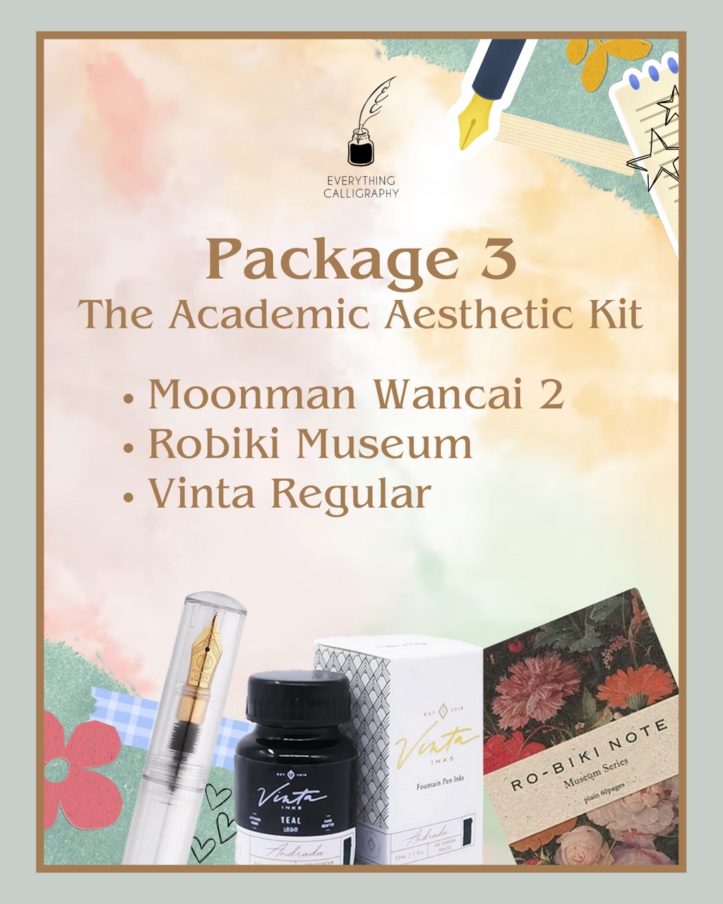Back to School Package 3 (The Academic Aesthetic Kit)