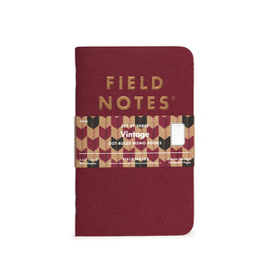 Field Notes Vintage: Perforated Dot Ruled Memo Notebooks (3-Pack)
