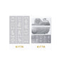 KITTA Special Masking Seal Sticker with Changing Foil