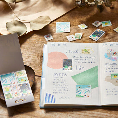 KITTA Special Masking Seal Sticker with Gold Foil