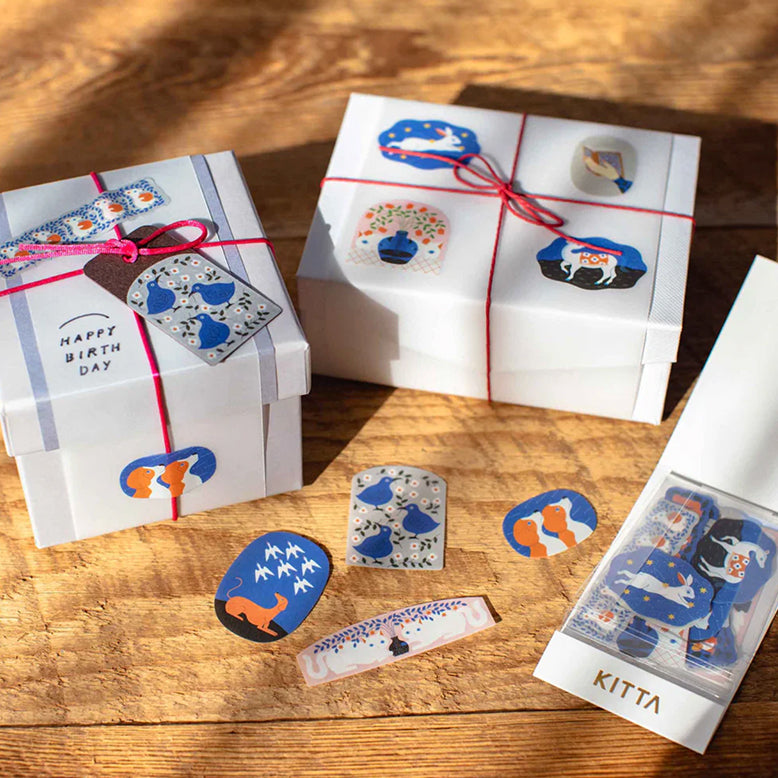 KITTA Special Masking Seal Flake Stickers