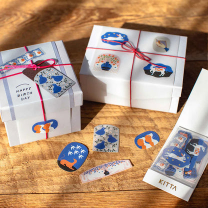 KITTA Special Masking Seal Flake Stickers