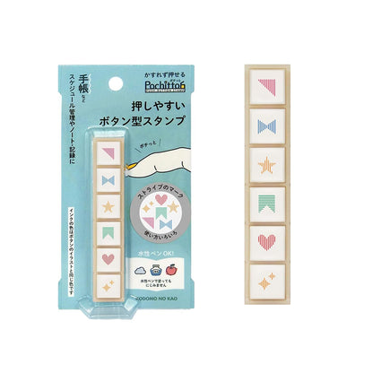 Kodomo No Kao Pochitto6 Push Button Stamp